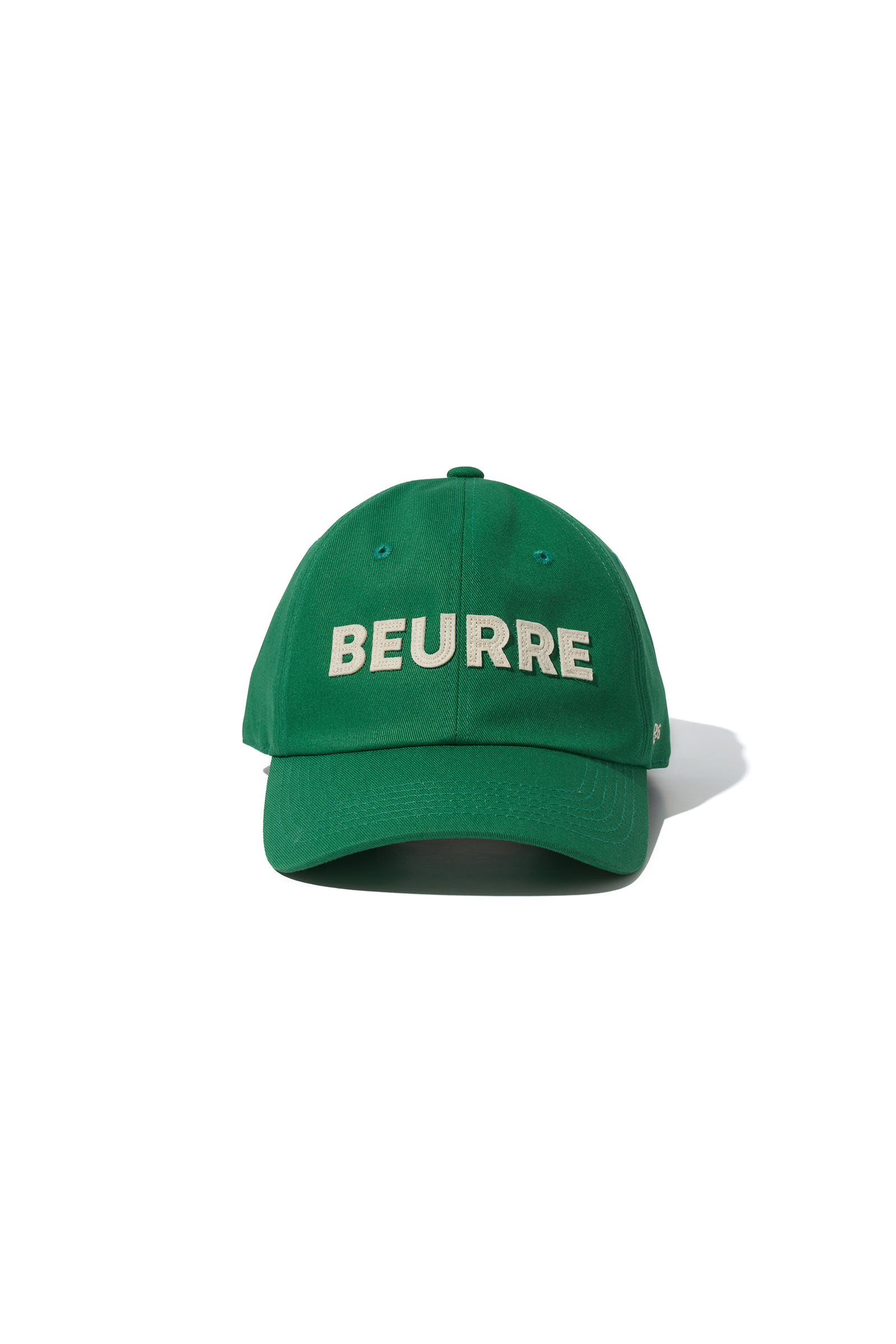 ep.6  BEURRE applique patch ballcap (Green/Off White)