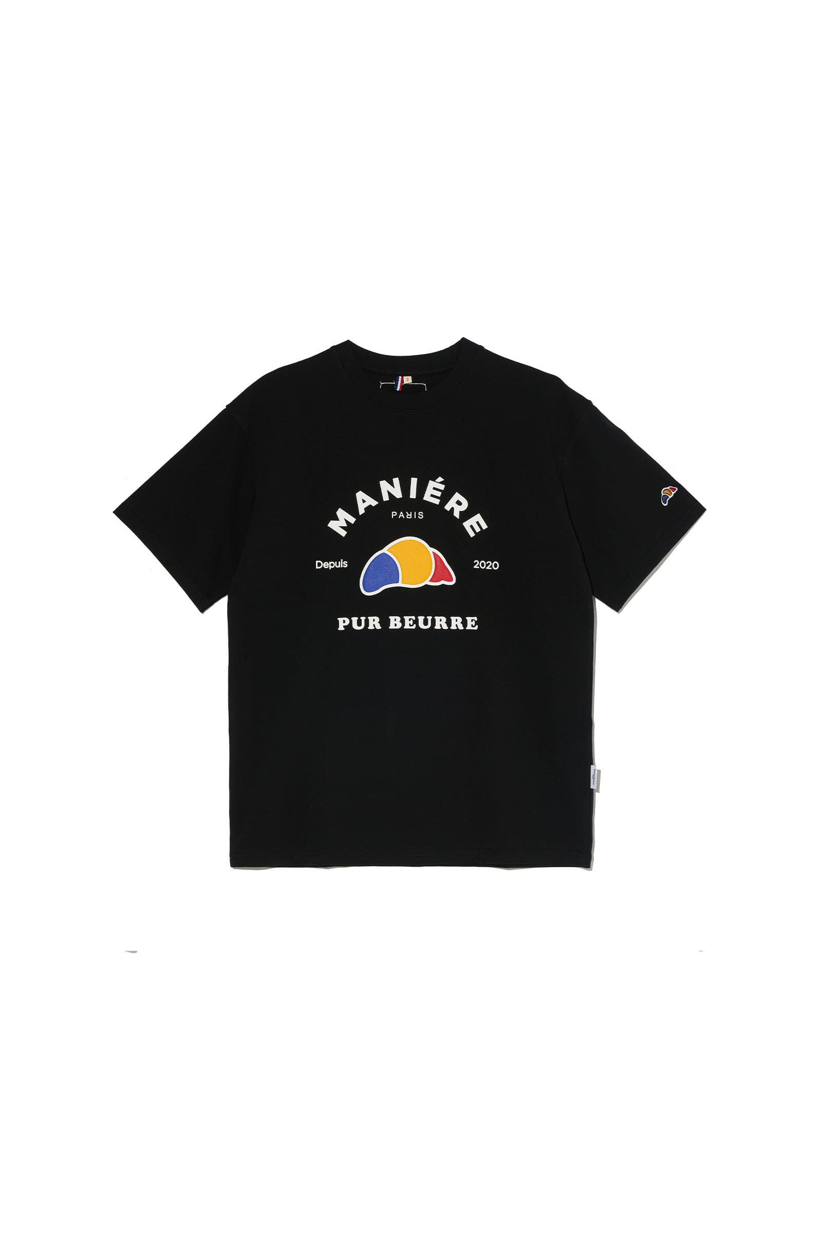 ep.6 Croissant patch T-shirts (Black)