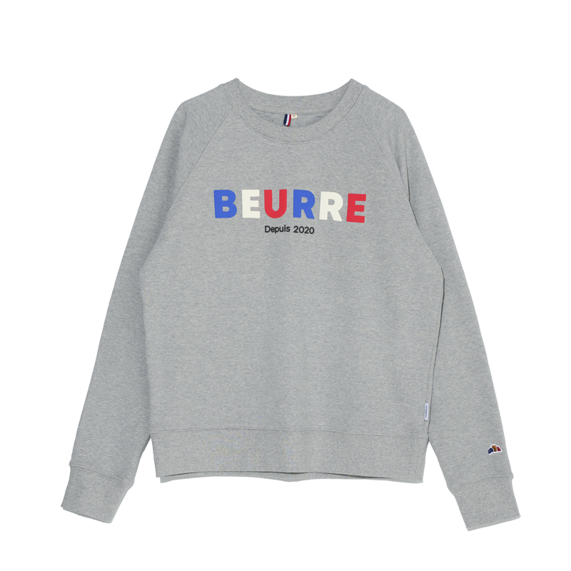 ep.7 BEURRE Sweatshirt (GREY MELANGE)